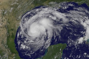 Detecting Hurricane Harvey flood damage.